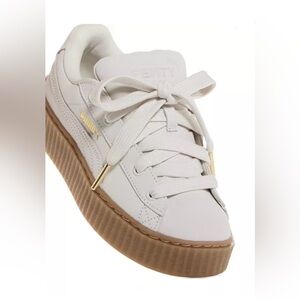 PUMA X FENTY CREEPER PHATTY womens shoe Warm white-puma gold- gum 399865-03